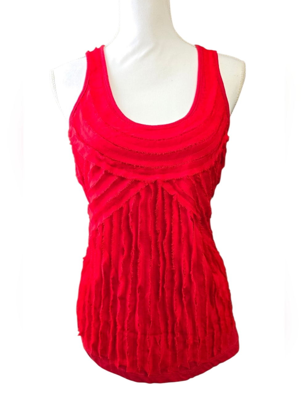 Cato Coral Red Racerback Tank